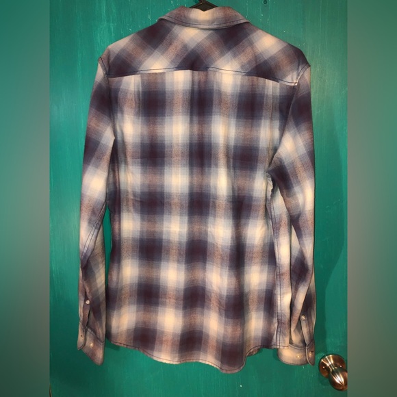 Men’s Powder Blue/Purple Penguin Flannel - Picture 2 of 5